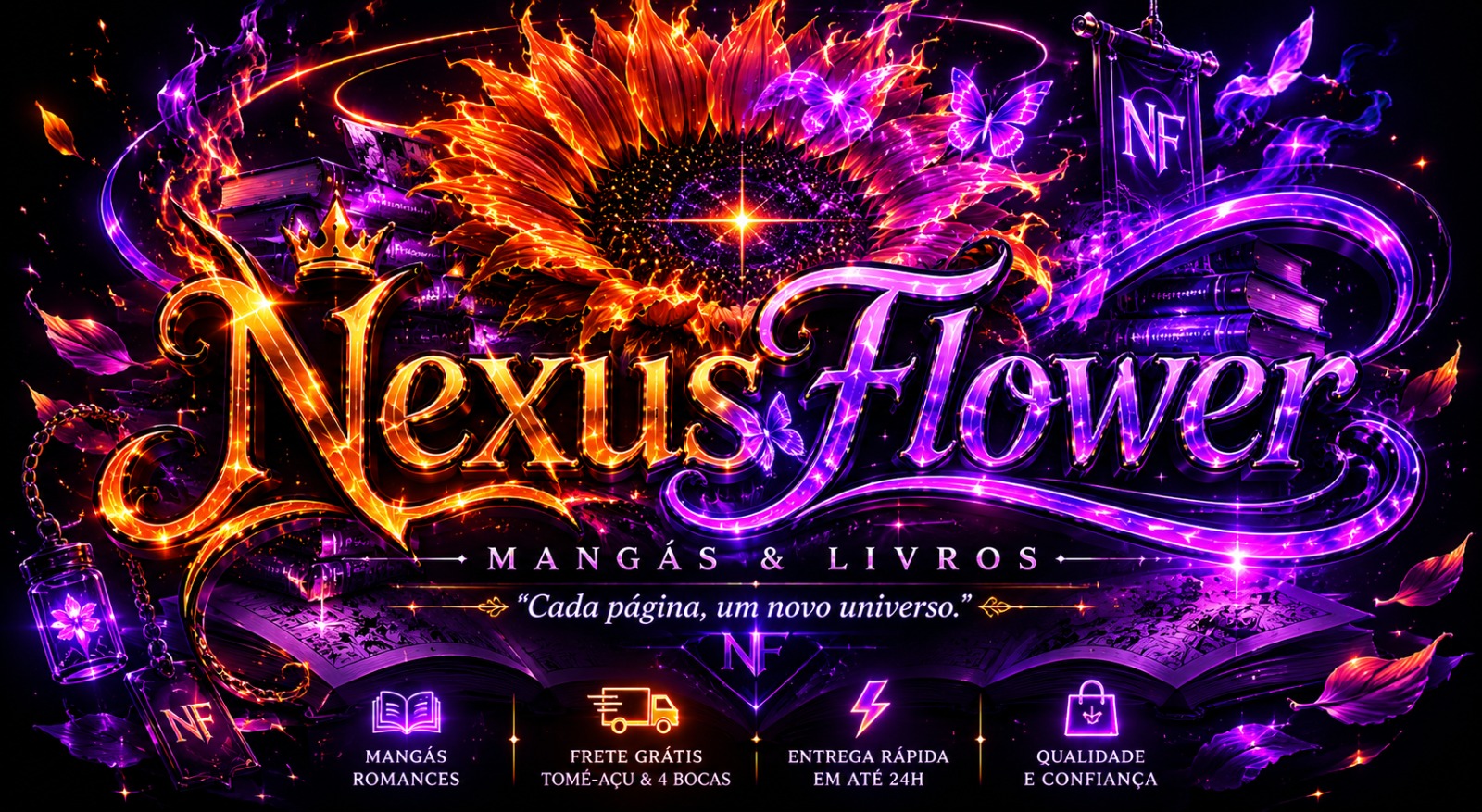 NexusFlower - Mangás & Livros